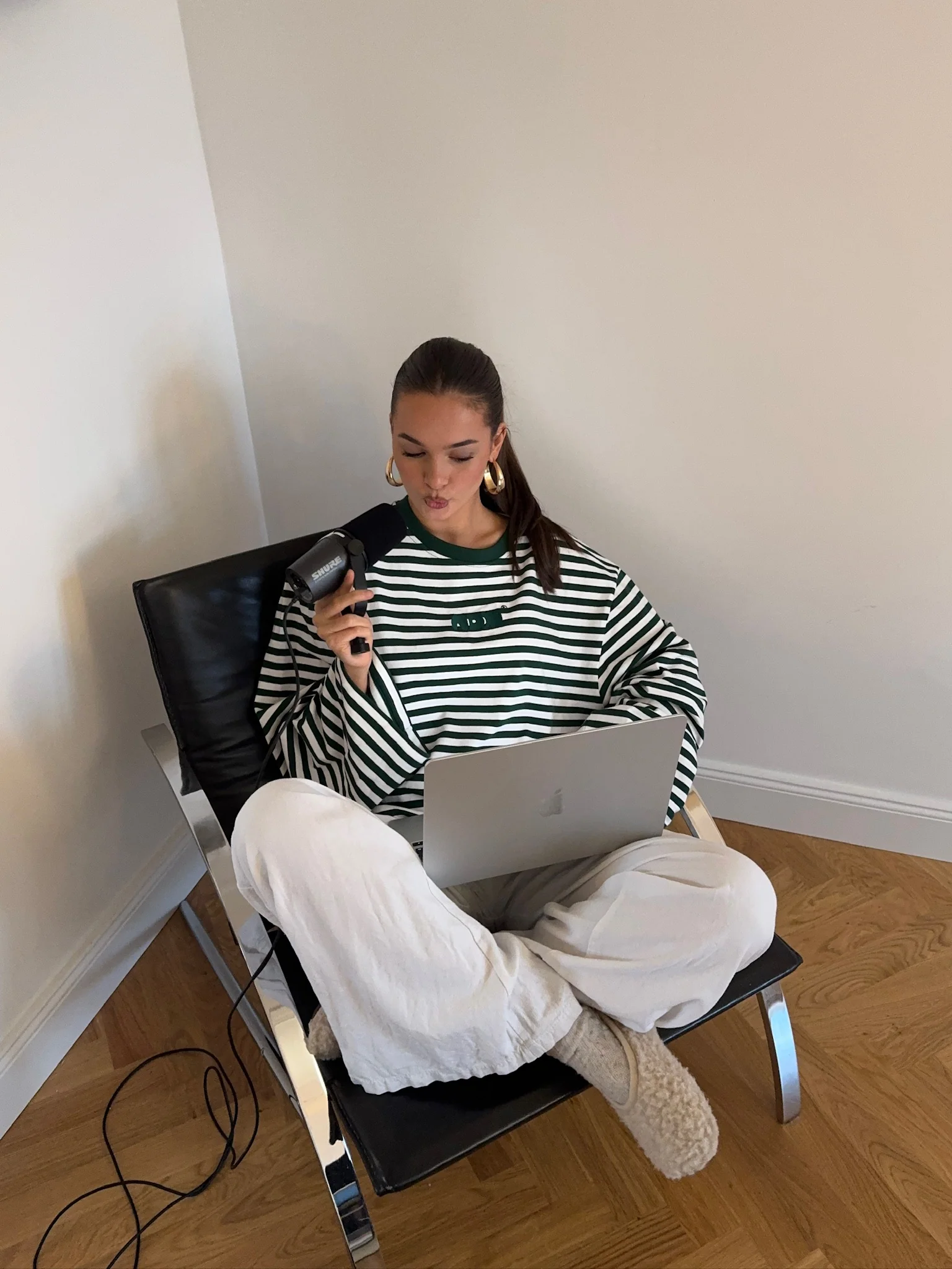 x she's talking - oversized longsleeve stripes - Image 9