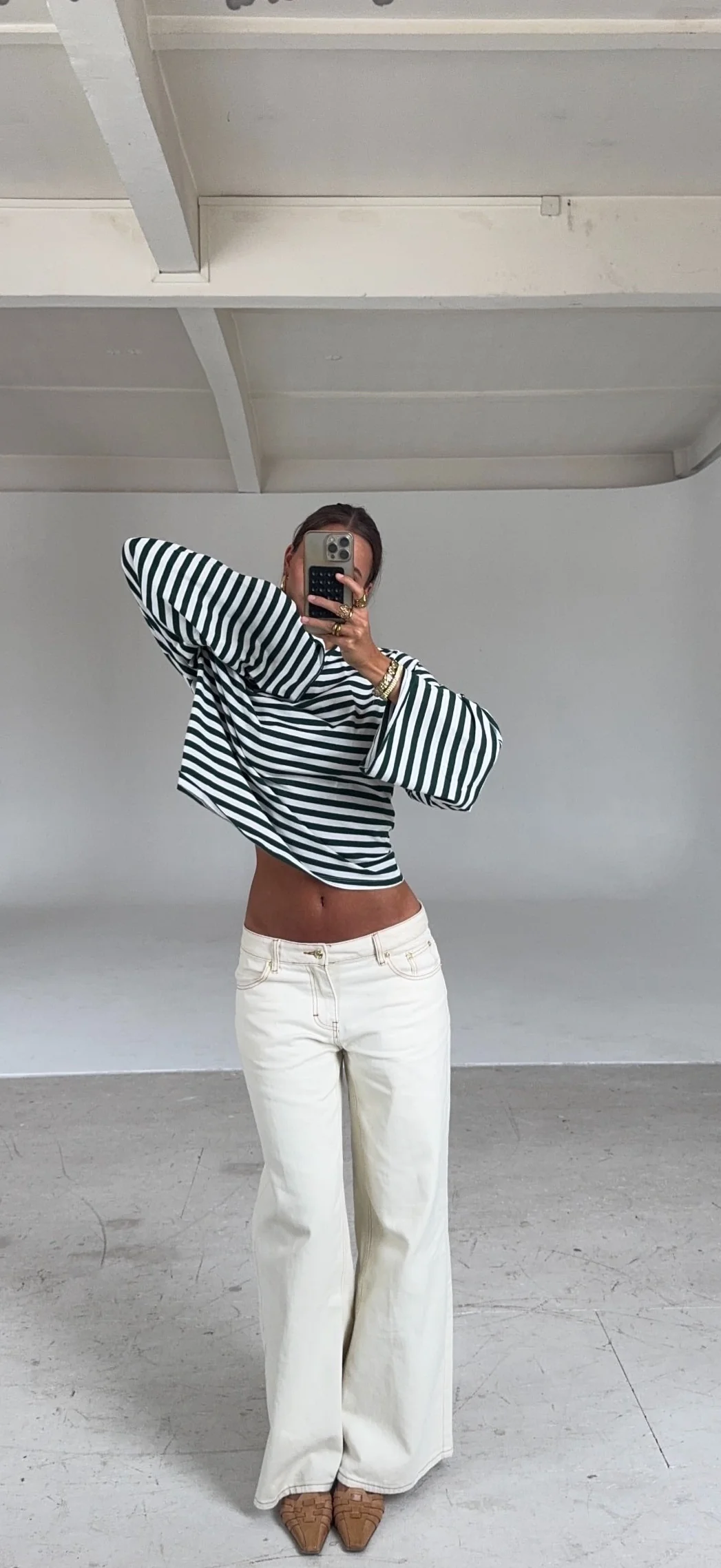 x she's talking - wide neck oversized longsleeve - Image 6