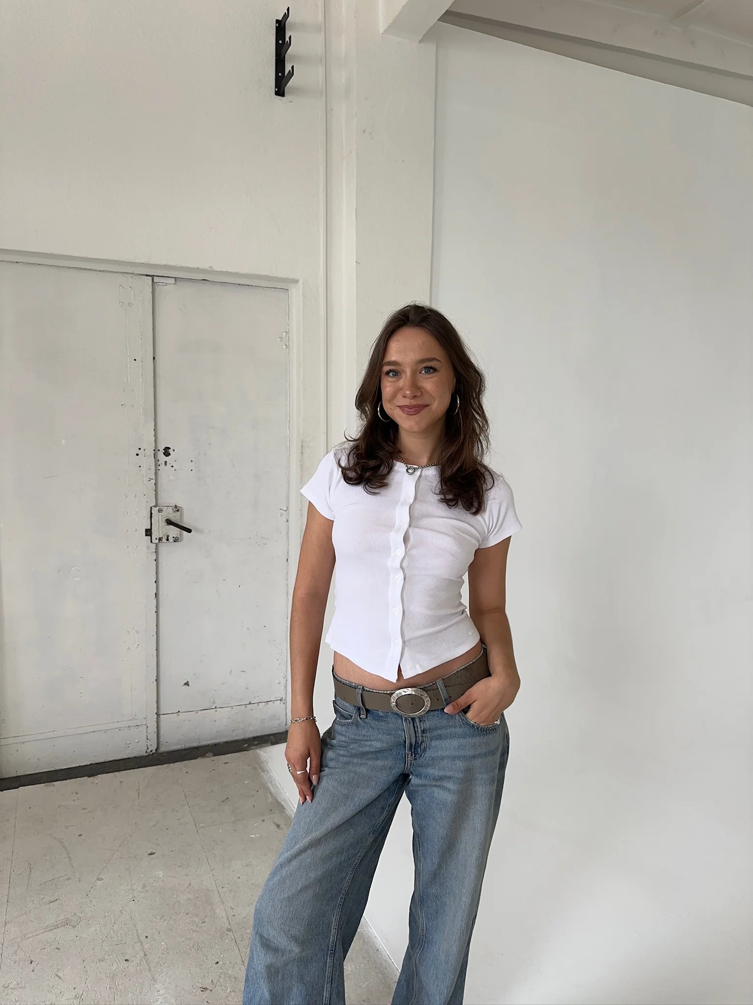 x she's talking - short sleeve cardigan white - Image 12