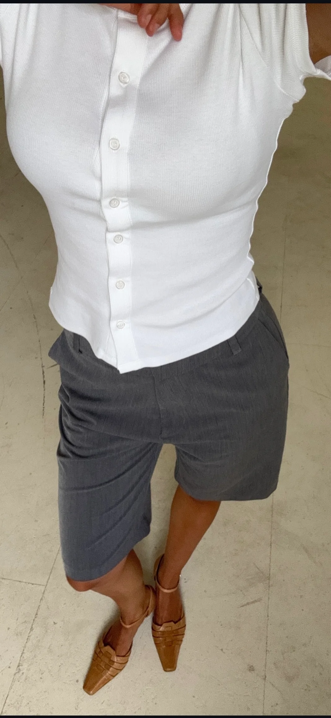 x she's talking - short sleeve cardigan white - Image 9