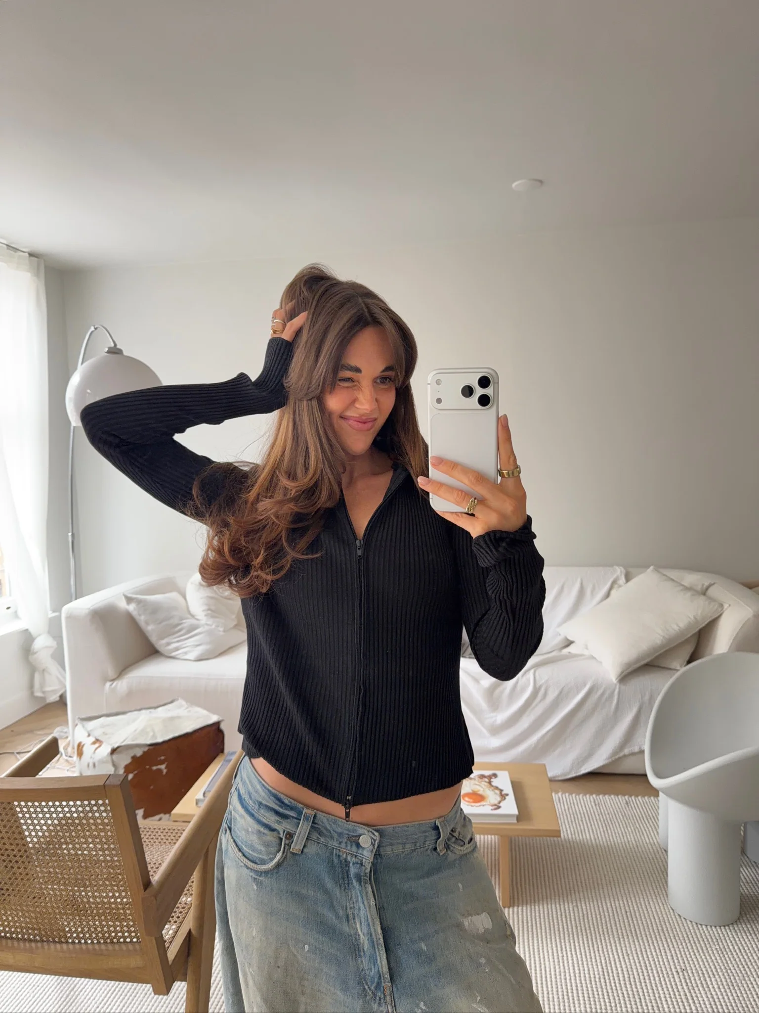 zip longsleeve black - Image 8