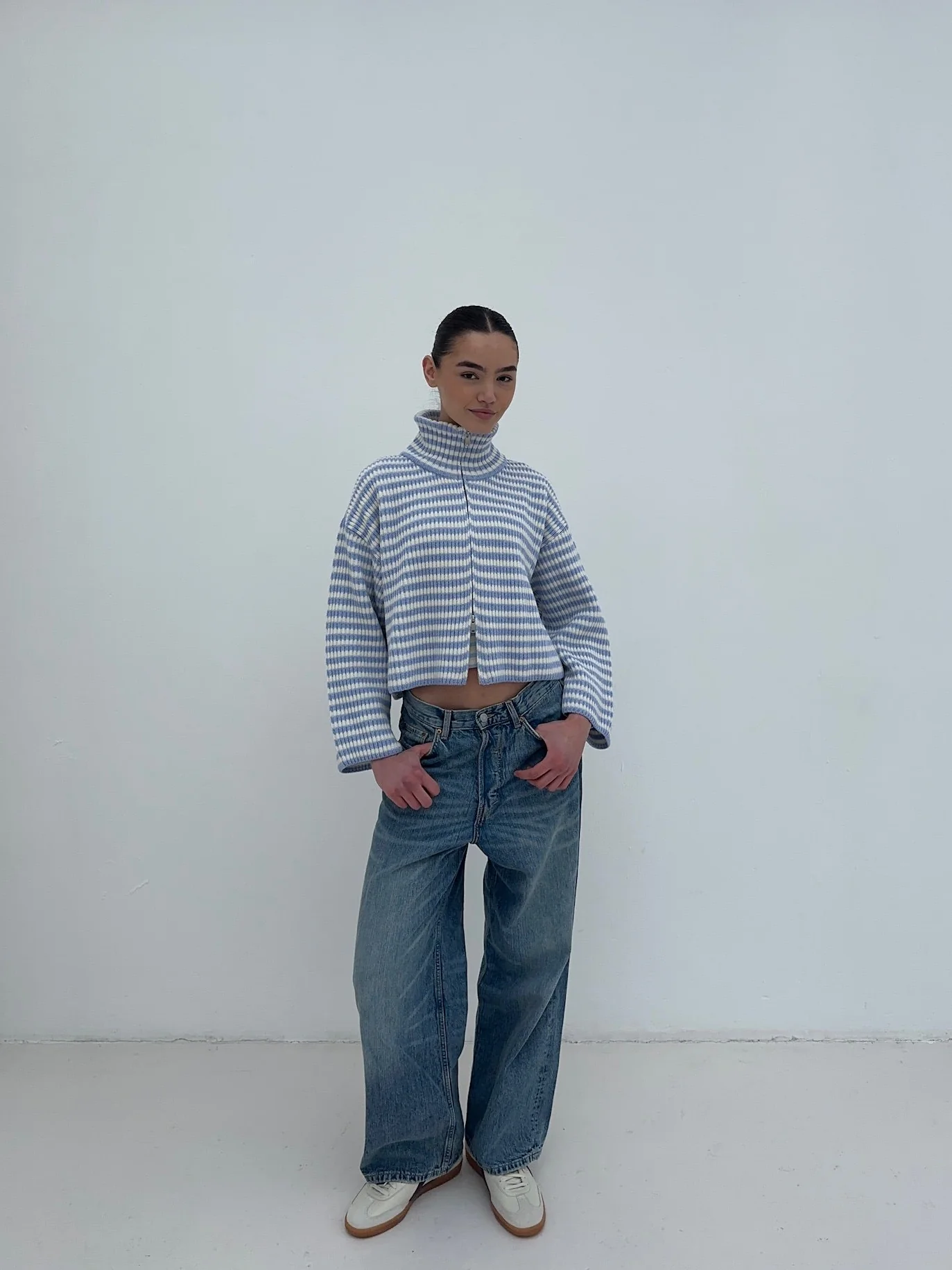 zipper babyblue stripes - Image 14