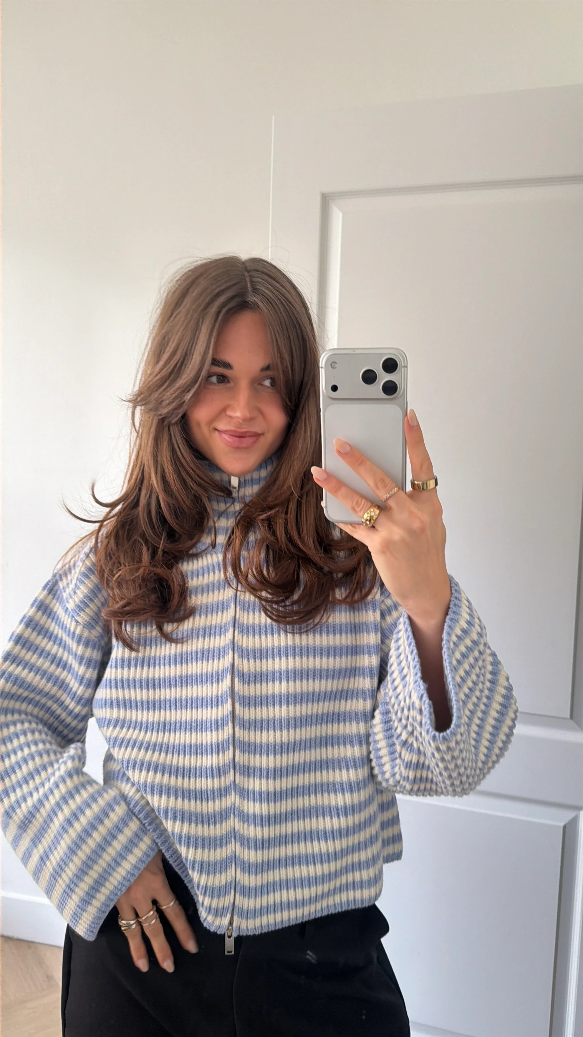 zipper babyblue stripes - Image 15