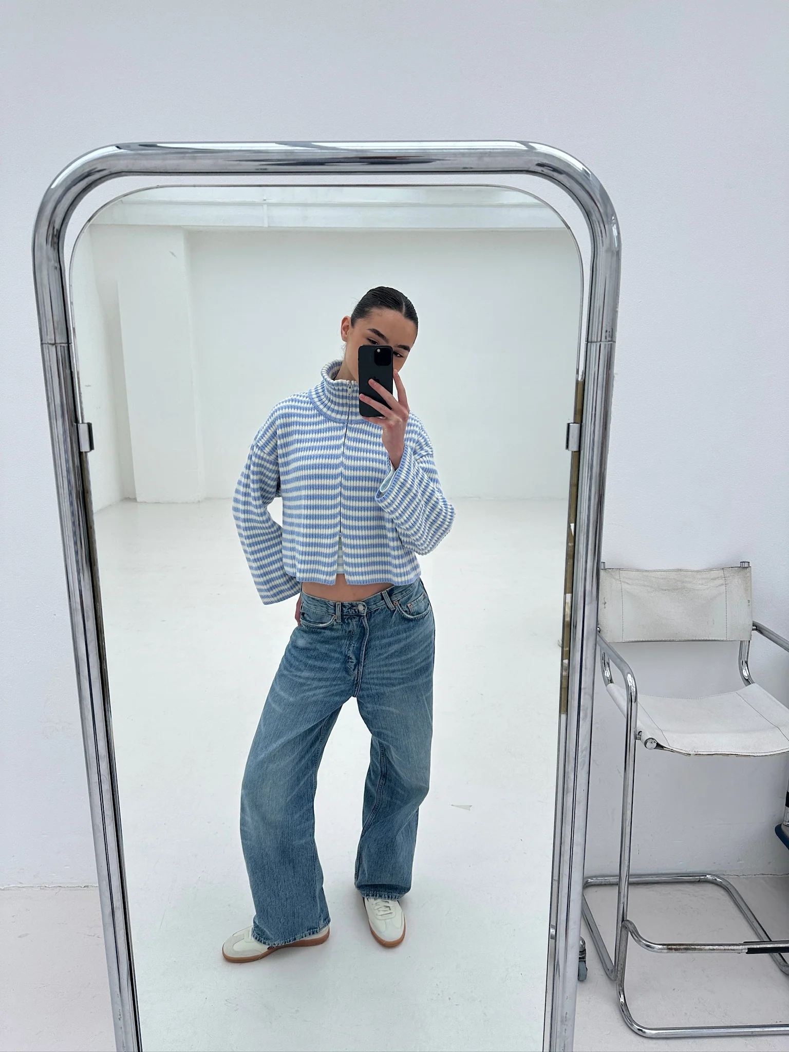 zipper babyblue stripes - Image 16