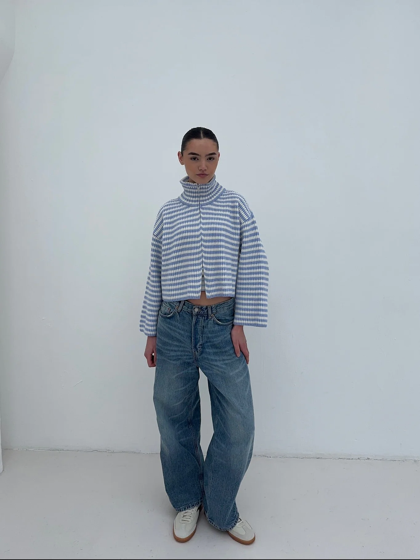 zipper babyblue stripes - Image 17
